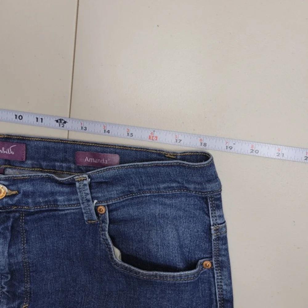 Gloria Vanderbilt Amanda Jeans Womens Size 16W Relaxed Fit Classic Blue‎ Denim - Picture 5 of 8